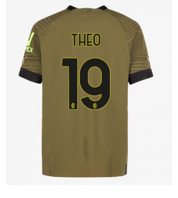 AC Milan Theo Hernandez #19 Tredjedrakt 2022-23 Kortermet